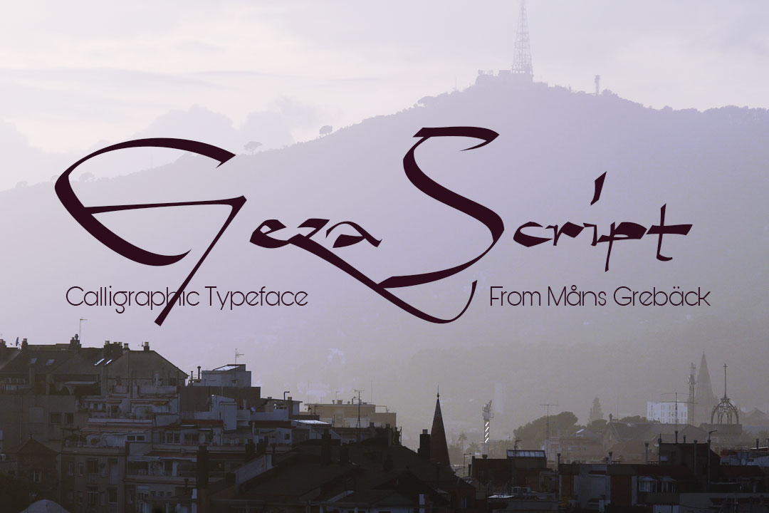 Geza Script Font