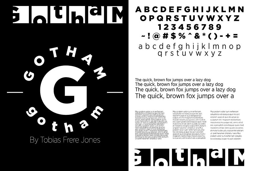 Gotham Font Typing Guru   Gotham 2 