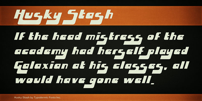 Husky Stash Font