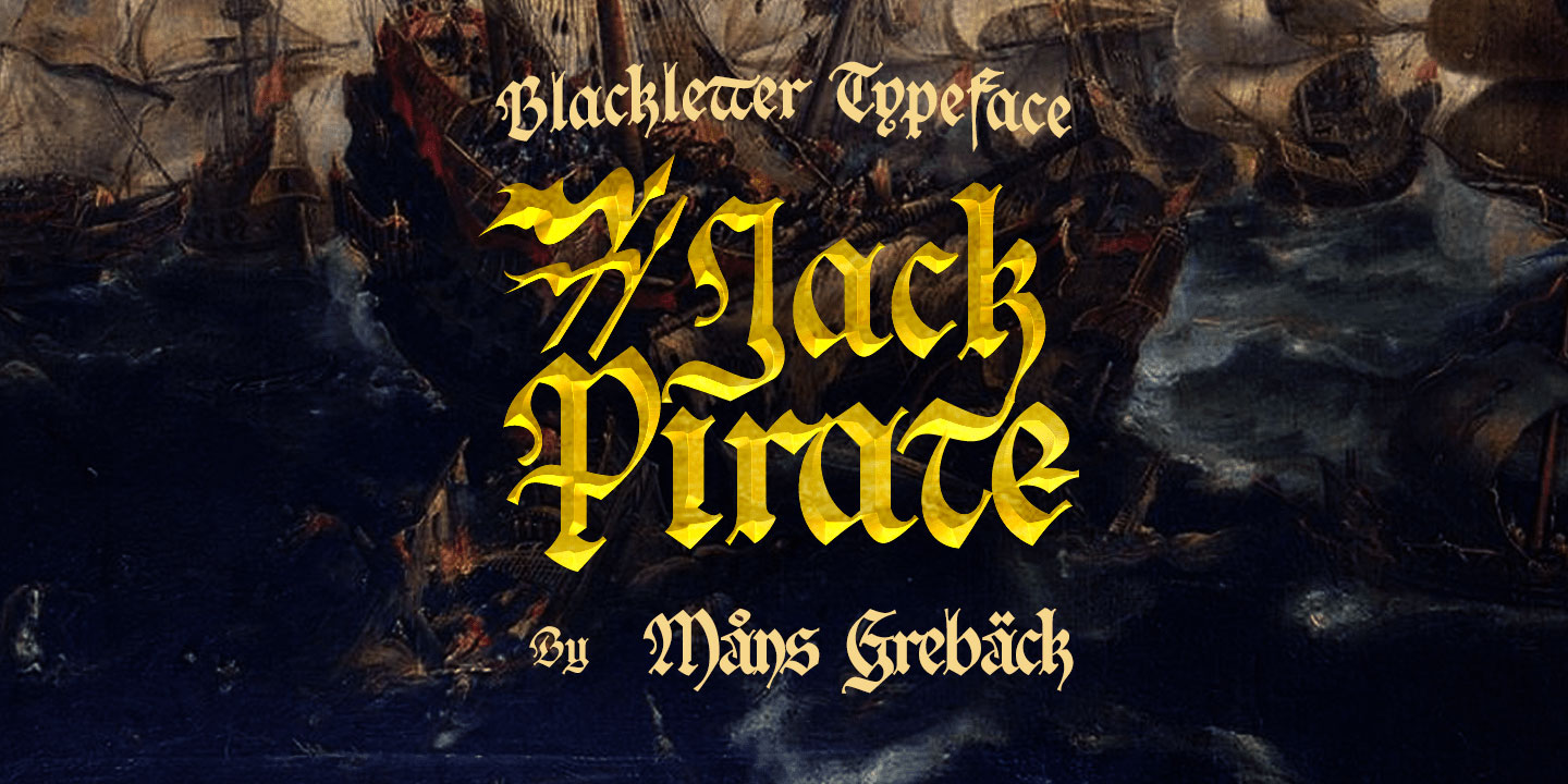 Jack Pirate Font